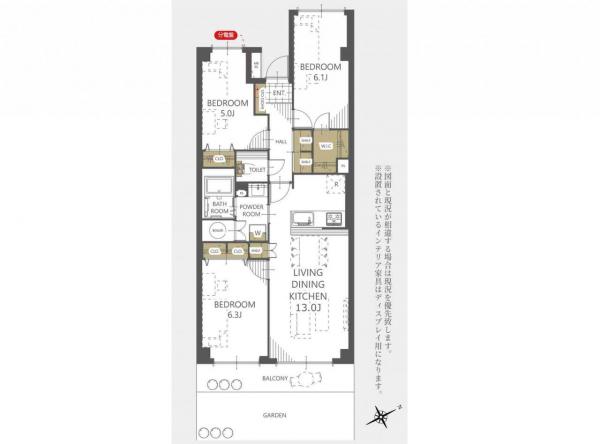 中古マンション 所沢市小手指町２丁目 西武池袋線小手指駅 2,490万円