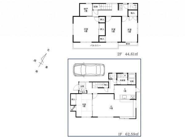 中古戸建 所沢市中富南３丁目 西武新宿線航空公園駅 2,780万円