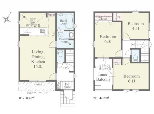 新築戸建 所沢市和ケ原１丁目 西武池袋線狭山ヶ丘駅 3,580万円