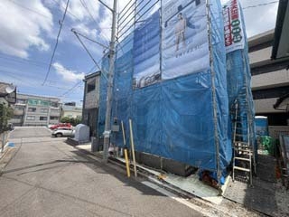 所沢市小手指町4丁目　新築分譲住宅全1棟 前面道路含む現地写真 