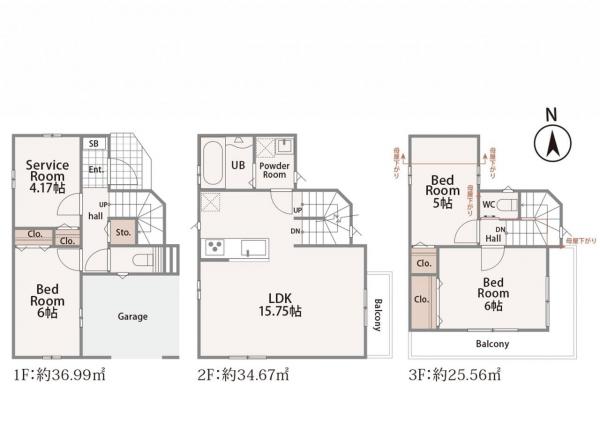 新築戸建 所沢市南住吉 西武池袋線所沢駅 5,690万円