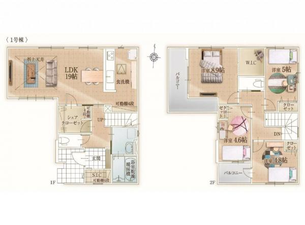 新築戸建 所沢市大字久米 西武池袋線西所沢駅 4,699万円
