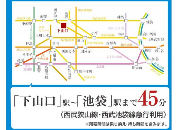 土地 所沢市小手指南３丁目 西武狭山線下山口駅 2,099万円