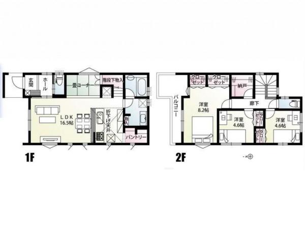 新築戸建 所沢市東狭山ケ丘３丁目 西武池袋線狭山ヶ丘駅 4,680万円