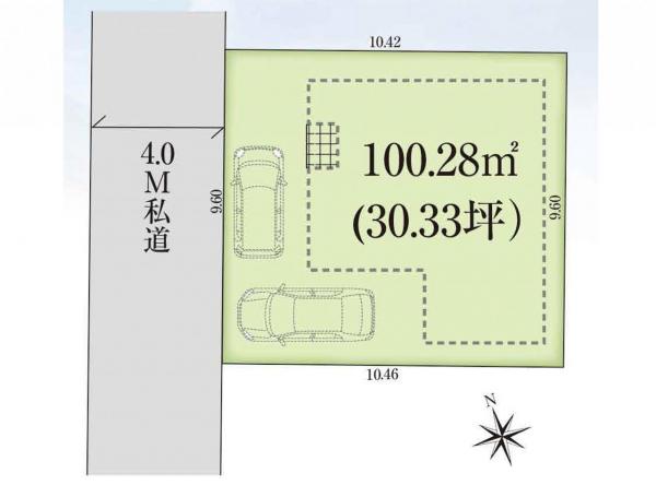 土地 所沢市上新井３丁目 西武池袋線小手指駅 3,148万円
