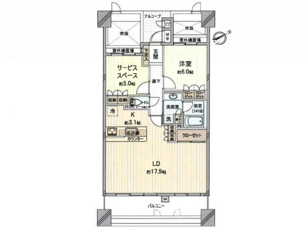 中古マンション 所沢市けやき台２丁目 西武新宿線新所沢駅 3,980万円