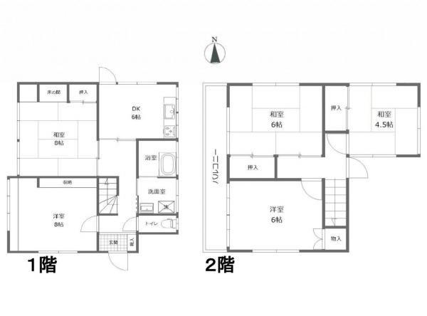 中古戸建 入間市森坂 西武池袋線仏子駅 580万円