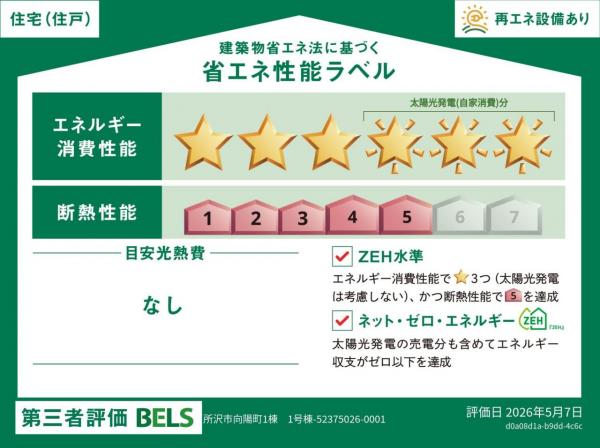 新築戸建 所沢市向陽町 西武新宿線新所沢駅 5,698万円