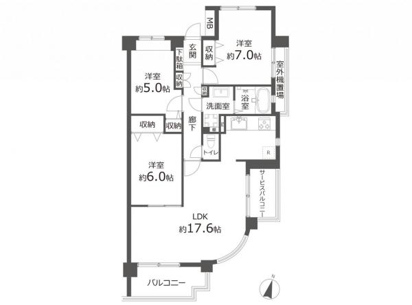 中古マンション 所沢市南住吉 西武池袋線所沢駅 5,080万円
