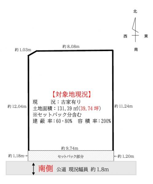 土地 所沢市金山町 西武池袋線西所沢駅 4,980万円