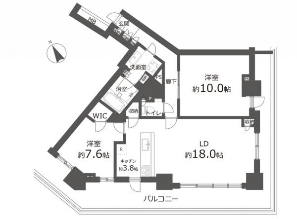 中古マンション 所沢市小手指町１丁目 西武池袋線小手指駅 7,780万円