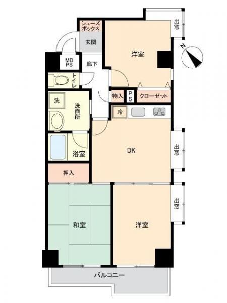 中古マンション 所沢市大字松郷 JR武蔵野線東所沢駅 1,780万円
