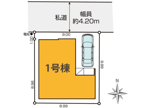 新築戸建 所沢市大字下安松 JR武蔵野線東所沢駅 3,999万円