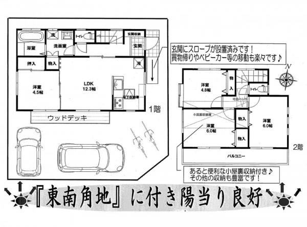 中古戸建 埼玉県狭山市大字北入曽542-5 西武新宿線狭山市駅 2140万円