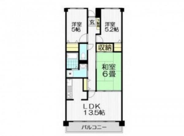 中古マンション 埼玉県所沢市大字山口5186−1 西武狭山線下山口駅 1268万円