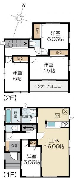 新築戸建 水戸市浜田2丁目 JR常磐線(取手〜いわき)水戸駅 1990万円