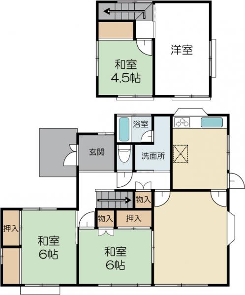 中古戸建 水戸市千波町 JR常磐線(取手〜いわき)水戸駅 1580万円