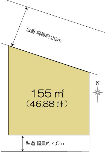 土地 水戸市元吉田町 JR常磐線(取手〜いわき)水戸駅 500万円