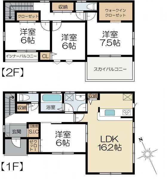 新築戸建 水戸市元吉田町 JR常磐線(取手〜いわき)水戸駅 2780万円