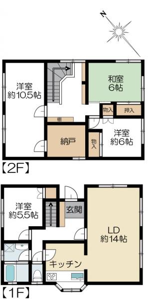 中古戸建 水戸市米沢町 JR常磐線(取手〜いわき)水戸駅 1849万円