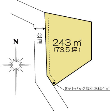 土地 水戸市見和3丁目 JR常磐線(取手〜いわき)赤塚駅 830万円