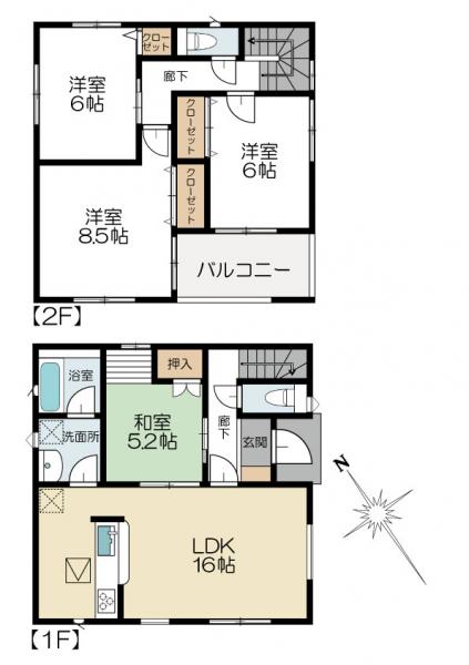 新築戸建 水戸市吉沢町 JR常磐線(取手〜いわき)水戸駅 2380万円