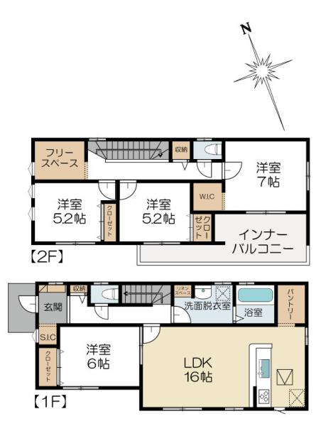 新築戸建 那珂郡東海村大山台2丁目 JR常磐線(取手〜いわき)東海駅 2598万円