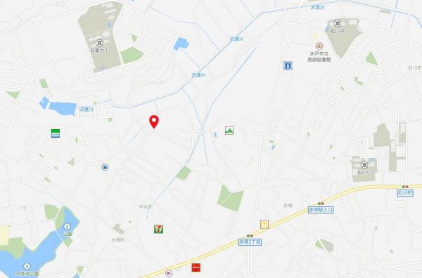 土地 水戸市中丸町 JR常磐線（取手〜いわき）赤塚駅 570万円