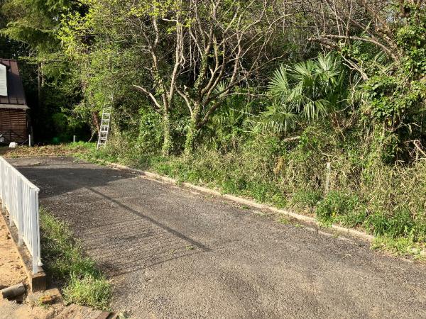 鉾田市徳宿　土地 前面道路含む現地写真 