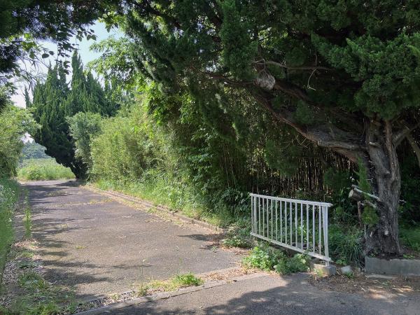 鉾田市二重作　土地 前面道路含む現地写真 