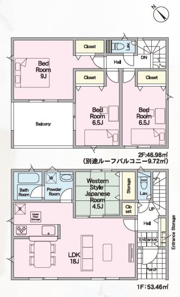 新築戸建 水戸市河和田町 JR常磐線（取手〜いわき）赤塚駅 2,490万円