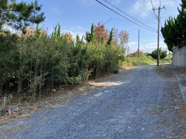 鉾田市荒地　土地 前面道路含む現地写真 