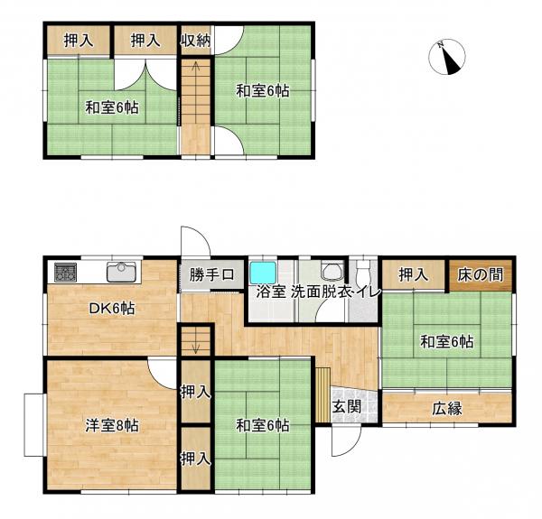 中古戸建 水戸市双葉台2丁目 JR常磐線(取手〜いわき)赤塚駅 1,699万円