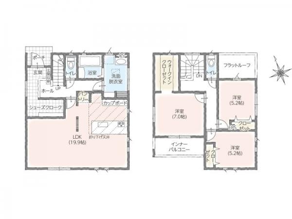 新築戸建 水戸市千波町 JR常磐線（取手〜いわき）水戸駅 3,280万円