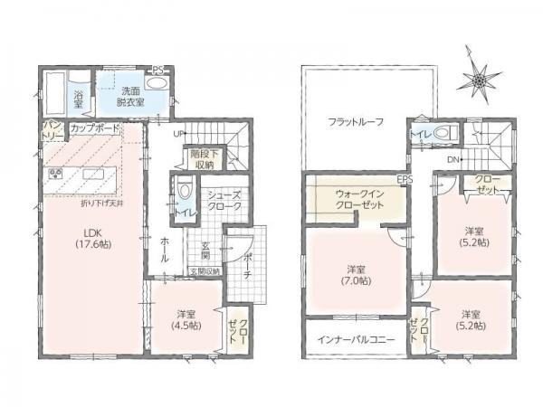 新築戸建 水戸市千波町 JR常磐線（取手〜いわき）水戸駅 3,680万円
