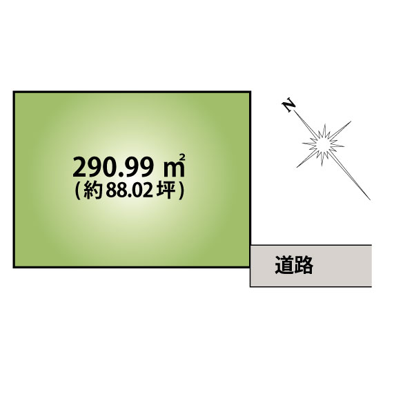 土地 水戸市東野町 JR常磐線（取手〜いわき）水戸駅 850万円