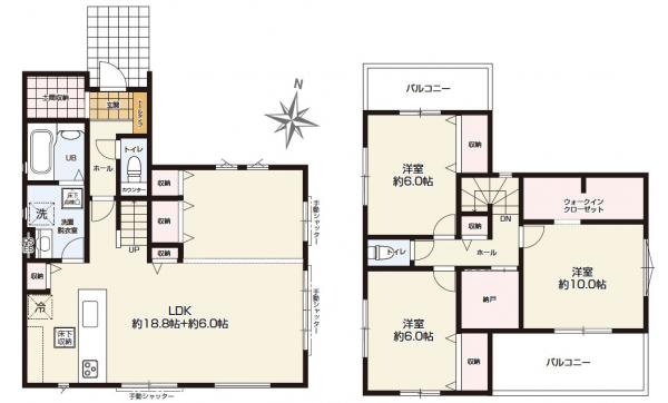新築戸建 水戸市吉沢町 JR常磐線（取手〜いわき）水戸駅 3,199万円
