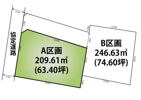 土地 水戸市千波町 JR常磐線（取手〜いわき）水戸駅 1,280万円