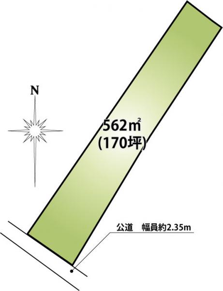 土地 水戸市谷田町 JR常磐線（取手〜いわき）水戸駅 250万円