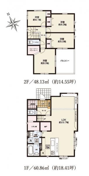 新築戸建 水戸市吉沢町 JR常磐線（取手〜いわき）水戸駅 2,999万円