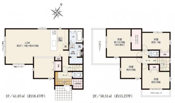 新築戸建 水戸市住吉町 JR常磐線（取手〜いわき）水戸駅 2,899万円