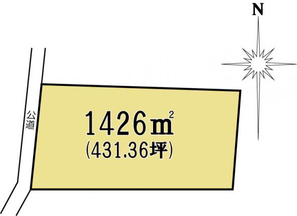 土地 茨城県水戸市吉沢町 JR常磐線(取手~いわき)水戸駅 2000万円