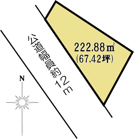 土地 茨城県水戸市吉沢町 JR常磐線(取手~いわき)水戸駅 599万円