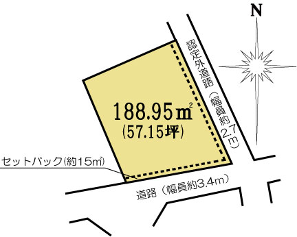 土地 茨城県水戸市東原2丁目4716-8 JR常磐線(取手~いわき)水戸駅 1300万円