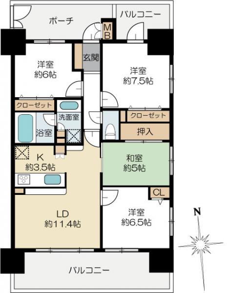 中古マンション 茨城県水戸市城南3丁目8-32 JR常磐線(取手~いわき)水戸駅 2080万円