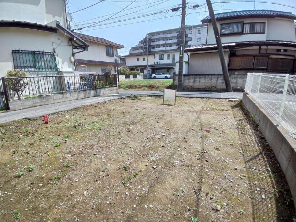 柏市富里３丁目　土地 前面道路含む現地写真 