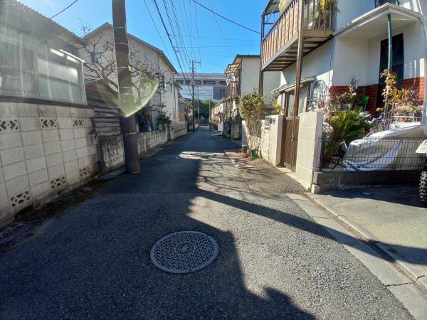 柏市富里３丁目　土地 前面道路含む現地写真 
