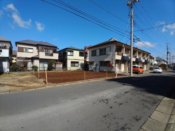 我孫子市台田3丁目　売地 前面道路含む現地写真 