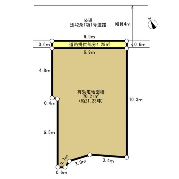 土地 狛江市駒井町３丁目 小田急線狛江駅 2,250万円