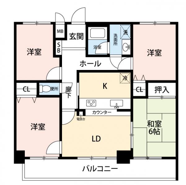 中古マンション 愛知県安城市横山町下毛賀知 東海道本線安城駅 1300万円
